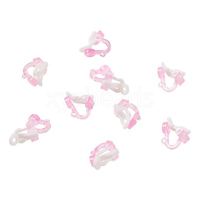 Plastic Clip-on Earring Findings FIND-Q001-02-1