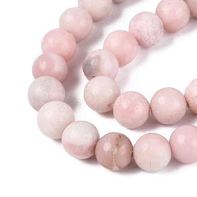 Natural Pink Opal Beads Strands G-N367-01C-01-1