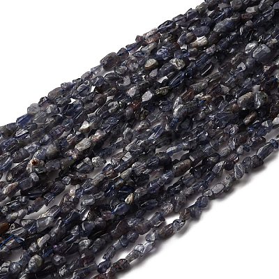 Natural Iolite/Cordierite/Dichroite Beads Strands G-I389-A34-01B-1