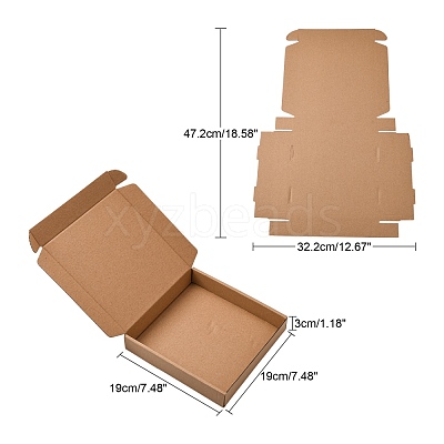 Kraft Paper Folding Box CON-F007-A08-1