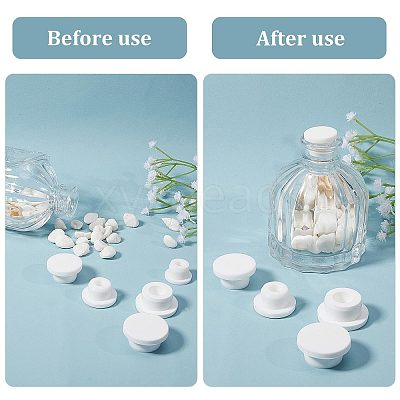 20Pcs 5 Style Silicone Bottle Seal Plug FIND-GF0004-32-1