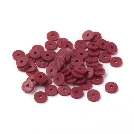 Handmade Polymer Clay Beads CLAY-R067-6.0mm-B29-1