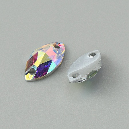 Sew on Rhinestone RESI-WH0034-22C-1