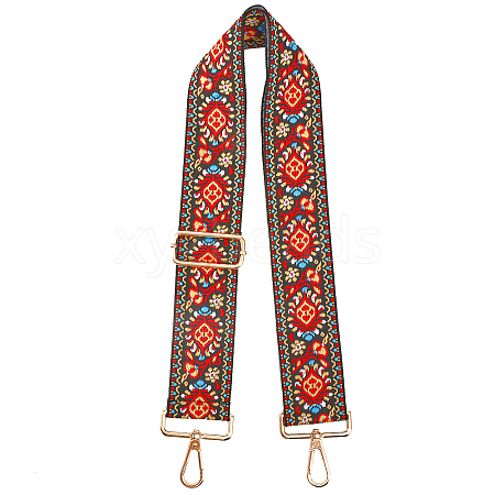 Ethnic Style Polyester Adjustable Bag Handles FIND-WH0129-24B-1