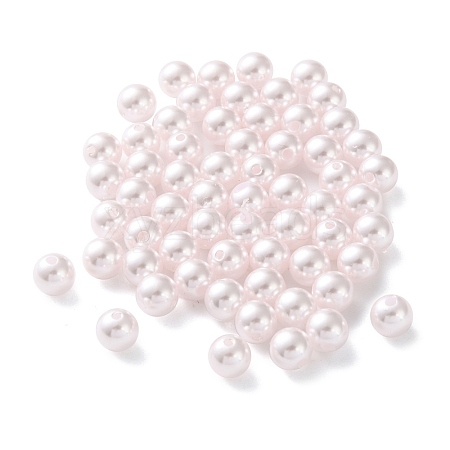 Plastic Imitation Pearl Beads FIND-M059-01B-07-1
