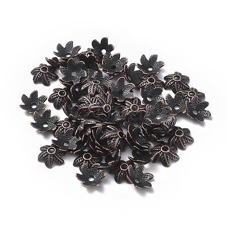 Tibetan Style Bead Caps LS-TIBEB-LF9396YKG-R-LF-1