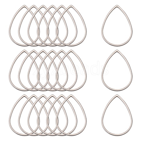 Tarnish Resistant 304 Stainless Steel Linking Rings X-STAS-T047-16C-1