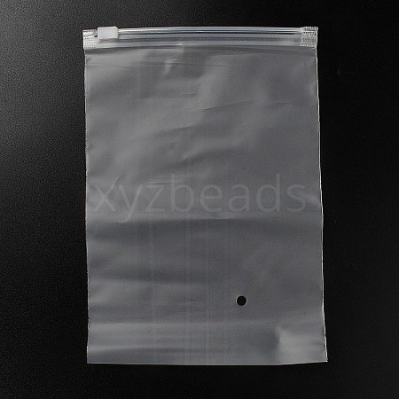 Transparent PE Jewelry Zip Top Storage Bags ABAG-H114-01K-1