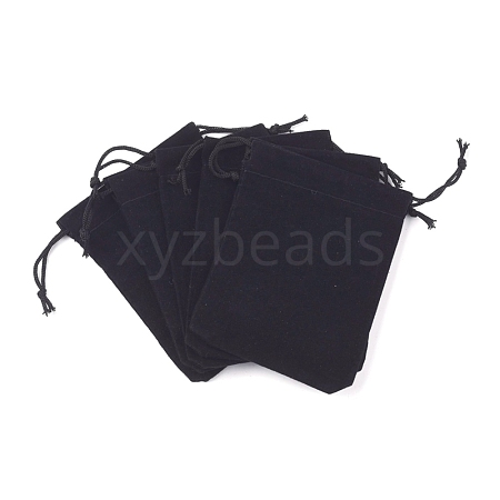 Velvet Cloth Drawstring Bags TP-C001-70X90mm-4-1