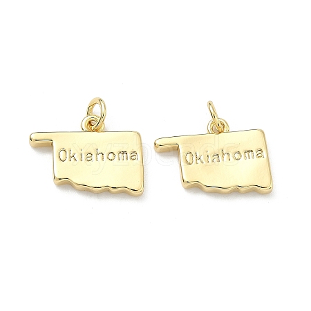 Brass Pendants KK-D229-22Q-G-1