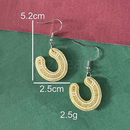 Christmas Acrylic Dangle Earrings FS-WG2A8CC-13-1