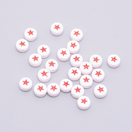 Opaque Acrylic Beads ACRC-TAC0001-01C-1