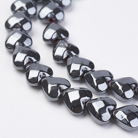 Non-magnetic Synthetic Hematite Beads Strands G-F396-23-6x3mm-1