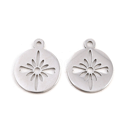 Valentine's Day 304 Stainless Steel Charms STAS-E521-05P-1