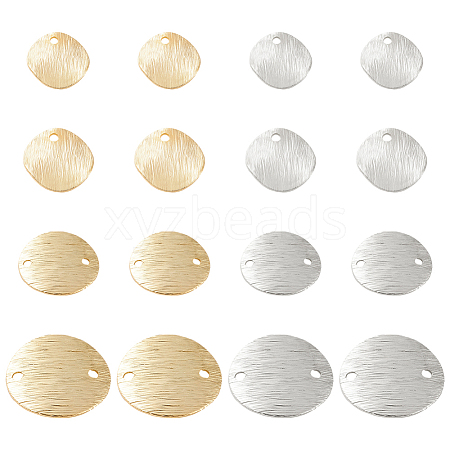 32Pcs 8 Style Brass Charms KK-BC0009-52-1