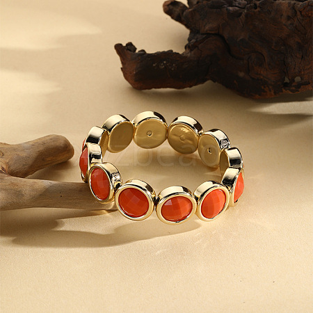 Acrylic Flat Round Bangles FS-WGBB717-05-1