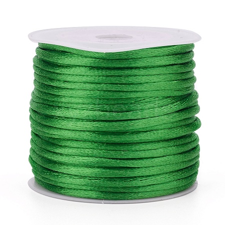 Nylon Satin Rattail Cords NWIR-L006-1mm-09-1