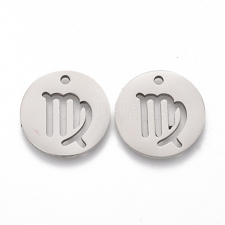 Tarnish Resistant 201 Stainless Steel Pendants LS-STAS-Z001-B-02P-1
