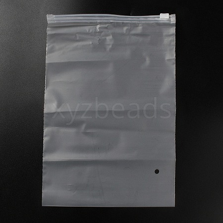 Transparent PE Jewelry Zip Top Storage Bags ABAG-H114-01I-1