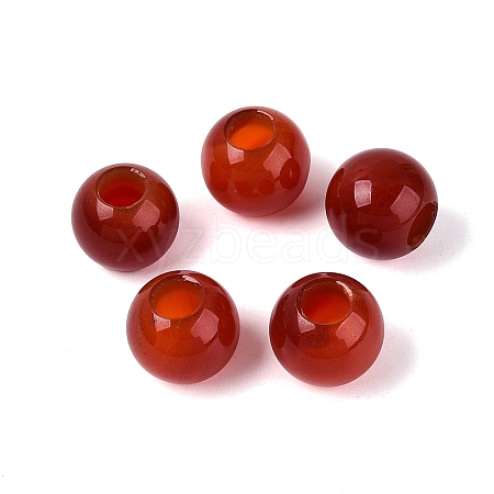Natural Carnelian European Beads G-Q602-09A-04-1