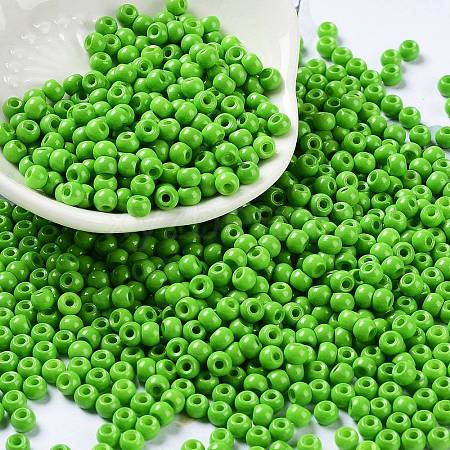 Baking Paint Glass Seed Beads SEED-H002-I-A510-1