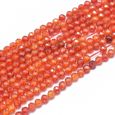 Cubic Zirconia Beads Strands G-G792-47-02B-1