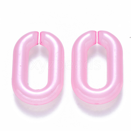 Imitation Jelly Acrylic Linking Rings OACR-S036-006A-F06-1