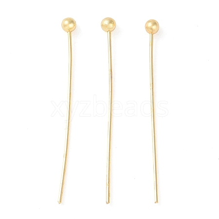 Brass Ball Head Pins KK-N254-49C-G-1