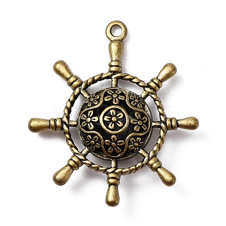 Tibetan Style Alloy Pendants FIND-WH0050-52AB-1