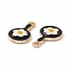 Alloy Enamel Pendants PALLOY-P287-10LG-02-3