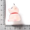 Flocking Resin Cute Pendants RESI-A040-02C-3