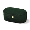 Rectangle Velvet Couple Rings Box CON-P013-A01-B-1