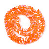 Electroplate Transparent Glass Beads Strands GLAA-N021-4mm-09-2