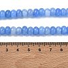 Dyed Natural White Jade Beads Strands GG-CBA9281-A10-5x8mm-5