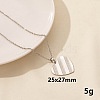 304 Stainless Steel Heart Pendant Necklace for Women SM6724-3-1