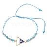 3Pcs Alloy Enamel Links Bracelets BJEW-MZ00284-3