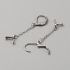 304 Stainless Steel Leverback Earring Hooks STAS-WH0001-13-2