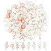 Unicraftale 60Pcs 2 Colors Natural Freshwater Pearl Connector Charms STAS-UN0046-58-1