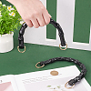 Arch Plastic Imitation Bamboo Shank Bag Handles DIY-WH0430-527D-3