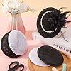 Gorgecraft 4Pcs 2 Colors Imitation Hemp Hat Embryo DIY-GF0009-73-4