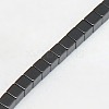 Electroplate Non-magnetic Synthetic Hematite Beads Strands G-J170A-4x4mm-03-3