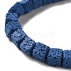 Dyed & Natural Lava Rock Beads Strands G-L435-01-8mm-21-3