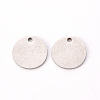 201 Stainless Steel Stamping Blank Tag Pendants X-STAS-T058-12mm-P-2