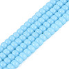 Opaque Glass Beads Strands GLAA-NH0002-B01-C09-1