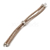 Adjustable Round Polyester Braided Cord Bracelet Making FIND-G117-01P-02-3