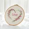 Word Love DIY Embroidery Starter Kits PW-WG23508-04-1