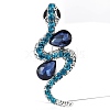 Alloy Rhinestone Brooch for Backpack Clothes PW-WG50F25-01-2