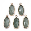 Natural Green Aventurine Pendants G-N326-45E-1