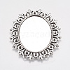 Tibetan Style Cabochon Settings  for Cabochon & Rhinestone TIBEP-554-AS-LF-1