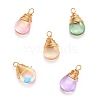 Transparent Glass Pendants PALLOY-JF00559-1